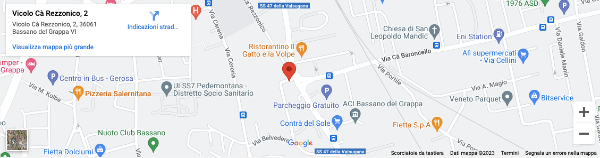 Mappa - Vicolo Cà Rezzonico 2